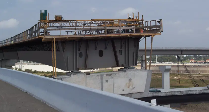 Demolition of IH 10 W / Beltway 8 Interchange